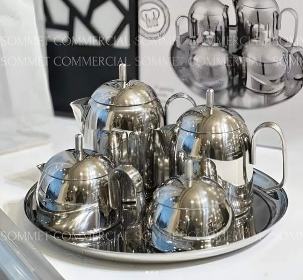 Service 9 pièces Thé & Café Korkmaz A280 en Inox