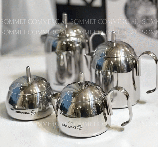 Service 9 pièces Thé & Café Korkmaz A280 en Inox – Image 2