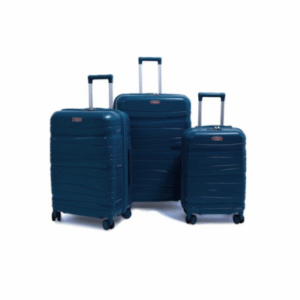 Set de 3 valises Titou incassables à roues démontables – Turquoise