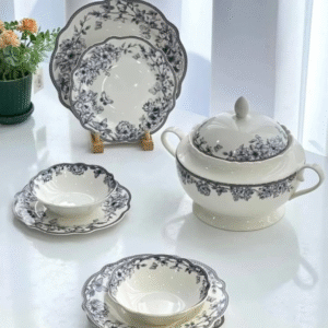 Service de Table 26 Pièces en Porcelaine