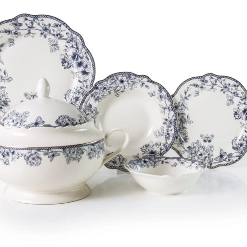 Service de Table 26 Pièces en Porcelaine – Image 2
