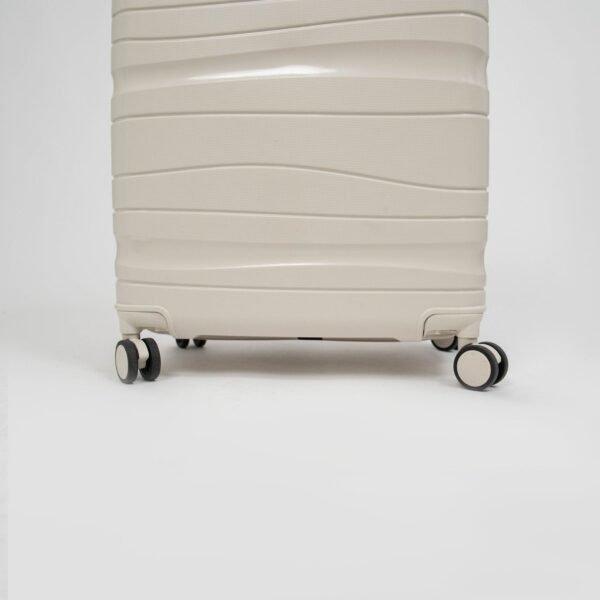 Set de 3 valises Titou incassables à roues démontables – Blanc Sale – Image 5