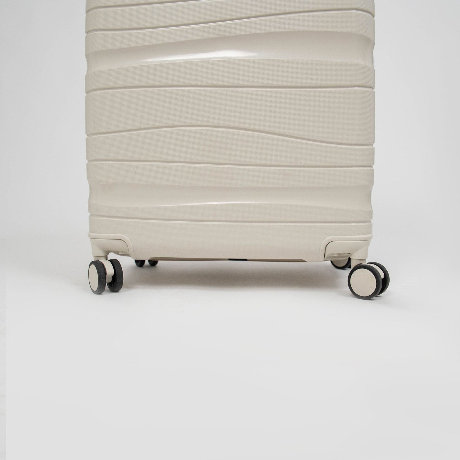Set de 3 valises Titou incassables à roues démontables – Blanc Sale – Image 5