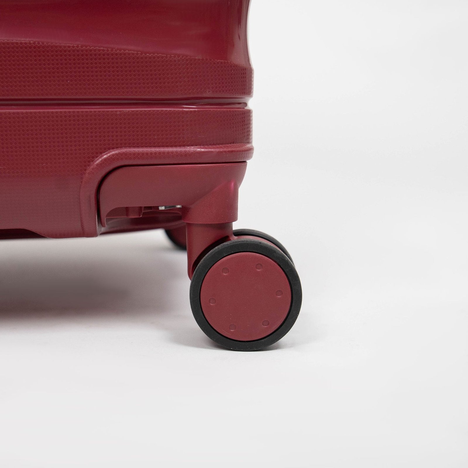 Set de 3 valises Titou incassables à roues démontables – Rouge Bordeaux – Image 6