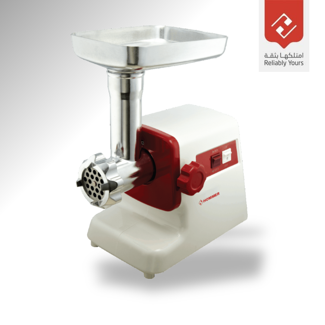 Hachoir à viande 1000 Watts avec 3 disques en acier inoxydable - Hommer