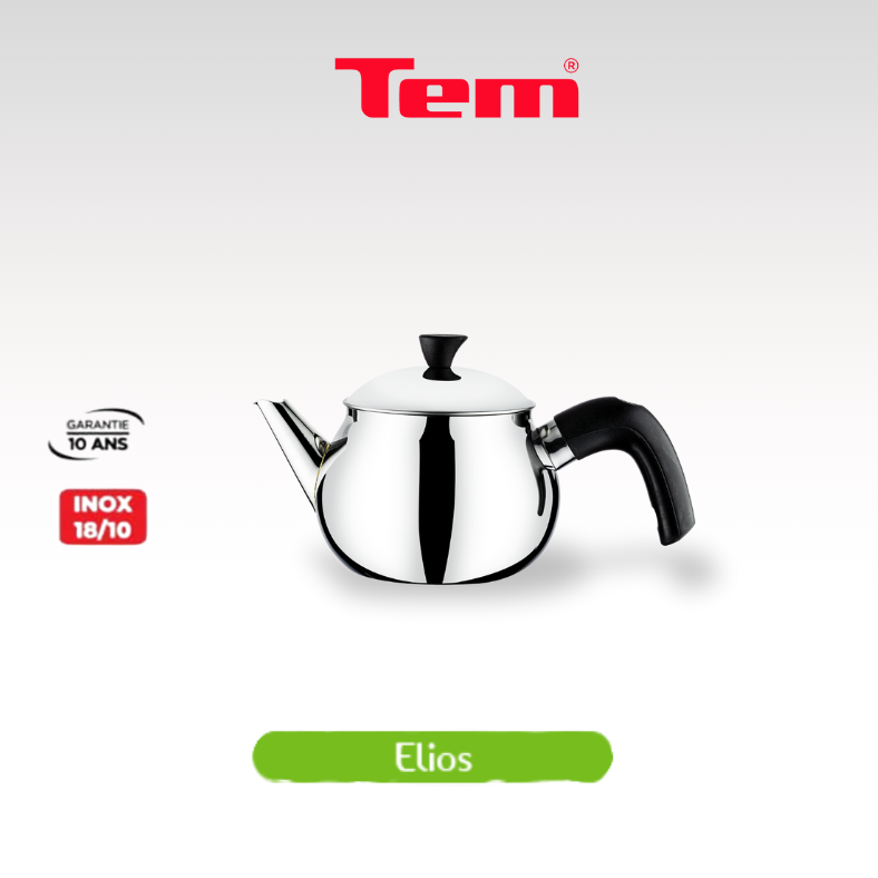 Théière 1 Litre en Inox 18/10 - Tem