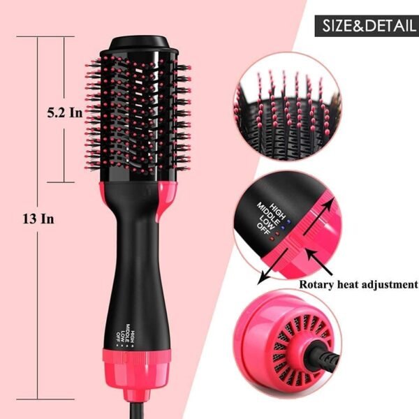 Brosse Coiffante Multifonction avec Technologie Ionique et Céramique – Image 4