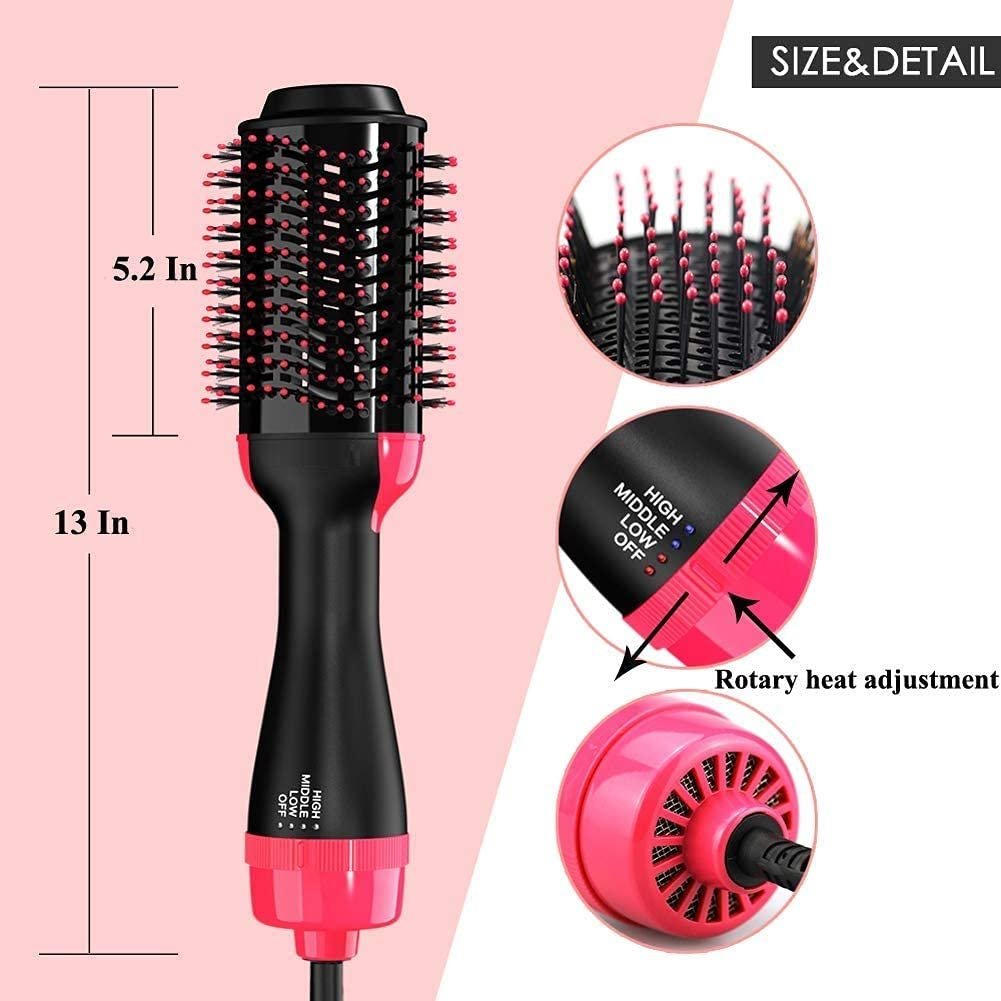 Brosse Coiffante Multifonction avec Technologie Ionique et Céramique – Image 4