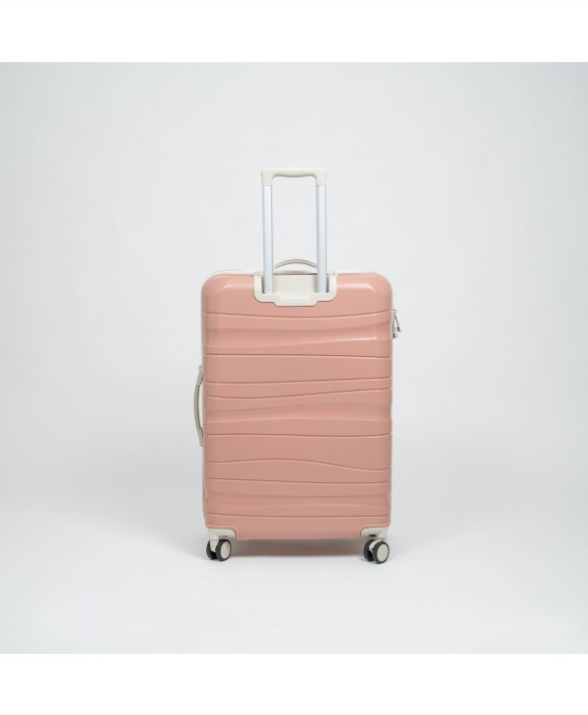 Set de trois valises avec roues démontables - Titou - Saumon Crème – Image 4