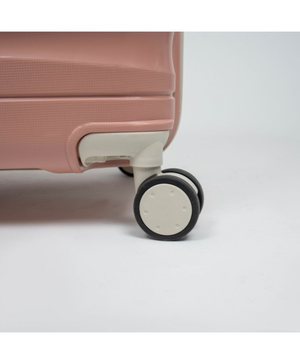 Set de trois valises avec roues démontables - Titou - Saumon Crème – Image 3