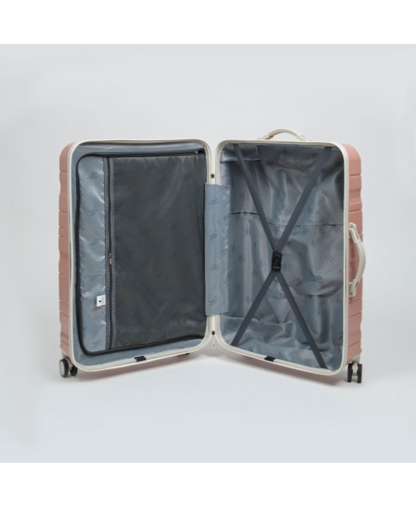 Set de trois valises avec roues démontables - Titou - Saumon Crème – Image 2