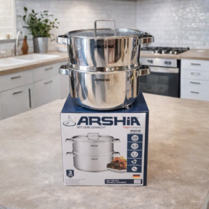 Couscoussier 6.9L en acier inoxydable 18/10 – Arshia