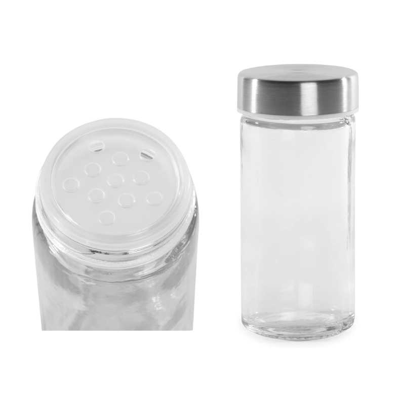 Tourniquet à Épices Rotatif 360° avec 12 Pots en Verre – Support à Épices en Acier Inoxydable – Image 5