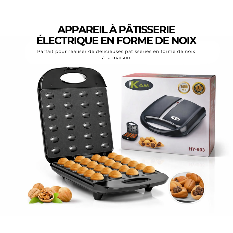 KAM Nut Maker HY-903 – Machine à biscuits noix électrique 1400W