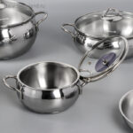 Batterie de Cuisine Korkmaz 9 Pièces en Inox 18/10 - Tombik A1800 – Image 5