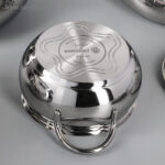 Batterie de Cuisine Korkmaz 9 Pièces en Inox 18/10 - Tombik A1800 – Image 6