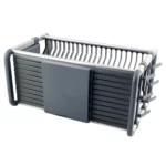 Égouttoir de Vaisselle 2 Étages en Aluminium – Silver – Image 4
