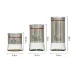 Set de 3 Pots de Rangement Multifonction pour Épices et Aliments – Image 7