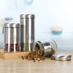Set de 3 Pots de Rangement Multifonction pour Épices et Aliments – Image 5
