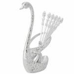 Ensemble de Cuillères avec Support en Forme de Cygne – Image 2