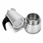 Cafetière Italienne Expresso En Acier Inoxydable – 6/9 Tasses – Image 2