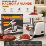 Hachoir à Viande Électrique 1800 W en Inox