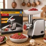 Hachoir à Viande Électrique 1800 W en Inox – Image 3