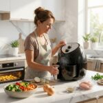 Air fryer Hommer de 8 litres et 1800 watts – Image 2