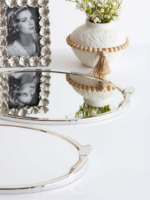 Set de 2 Plateaux de Service Ovales à Effet Miroir & Finition Prestige – Image 2
