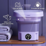 Mini Lave-Linge Portable Automatique – Machine à Laver Compacte – Image 4