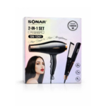 Set Sèche-Cheveux & Lisseur Sonar SN-1261 | 2 en 1 – Image 4