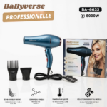 Sèche-Cheveux Professionelle BaByverse BA-6633 Ionique | 8000 W