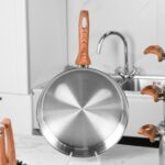 Batterie de Cuisine Falez 43 Pièces en Inox 18/10 – Manches Effet Bois – Image 5