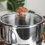 Batterie de Cuisine Falez 43 Pièces en Inox 18/10 – Manches Effet Bois – Image 6