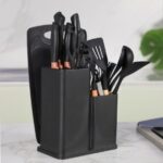 Batterie de Cuisine Falez 43 Pièces en Inox 18/10 – Manches Effet Bois – Image 9