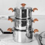 Batterie de Cuisine Falez 43 Pièces en Inox 18/10 – Manches Effet Bois – Image 2