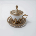 Service à Café Ottoman Turc 6 Personnes – Ensemble Complet avec Plateau – Image 2